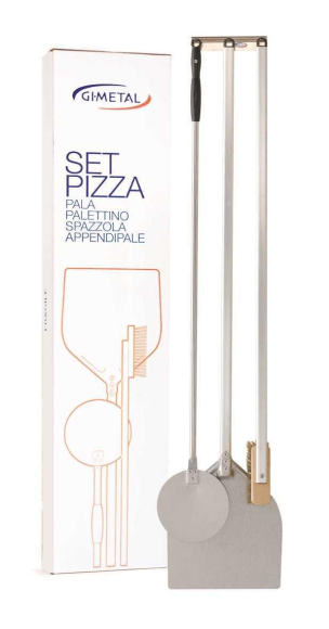 Komplel pizzasæt med holder
