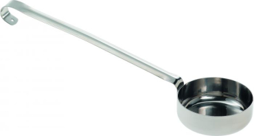 Doseringsske  Mængde:  170 gram.  Dimensioner: D:9cm. x B:34 cm. x H: 3cm.