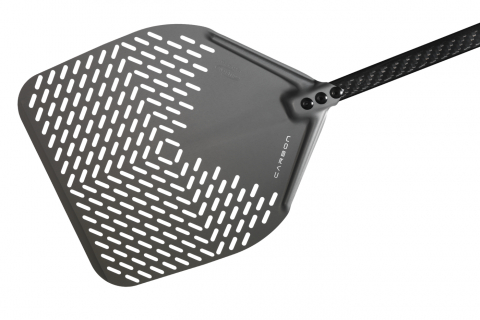 Pizza spade, Carbon serie, Hoved: 33x33cm, håndtag længde: 150 cm