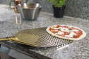 Pizza spade, Gold serie, Hoved: 33x33cm, håndtag længde: 150 cm