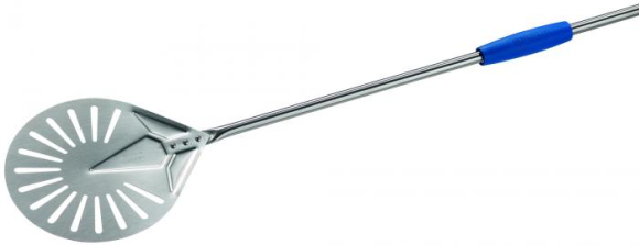 Pizza spinner Azzurra line, Aluminium, Hoved: Ø17cm, håndtag længde: 75 cm
