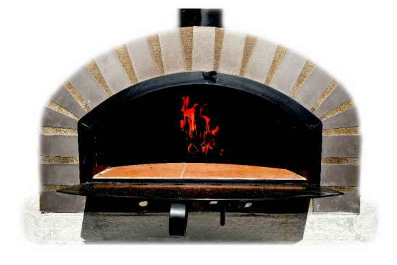 Portugisisk Pizzaovn m. skorstensudtag  (#ZPSP100)